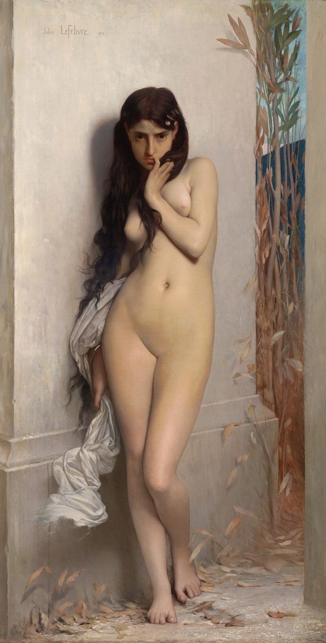 La Cigarra (National Gallery of Victoria, Melbourne, 1872. Olja på duk, 186,7 x 123,8 cm) .jpg av Jules Joseph Lefebvre