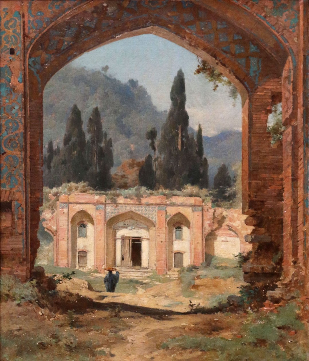 Les ruines du palais dAschroff av Jules Joseph Augustin Laurens