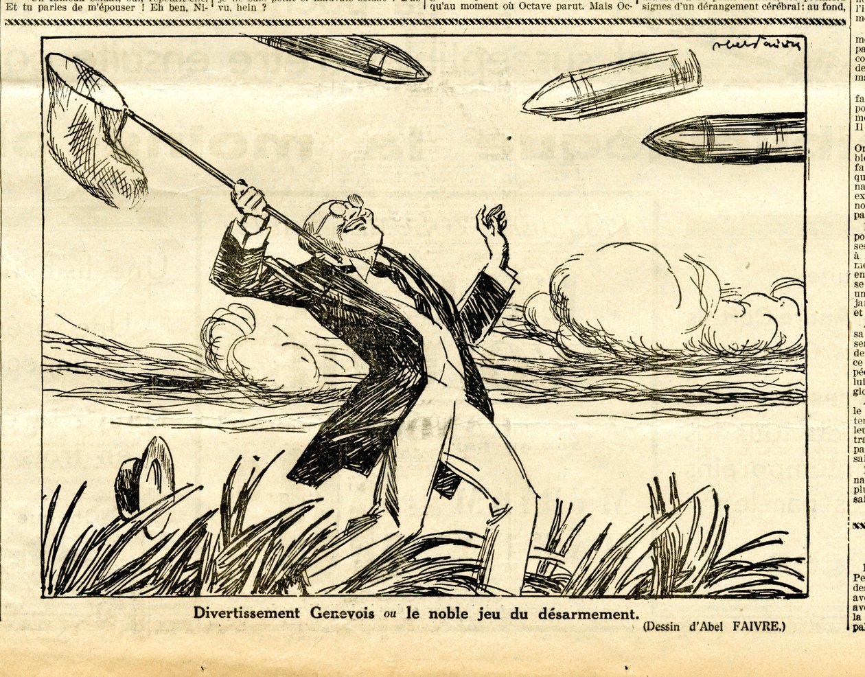 Candide, Satirical och N & B av Jules Abel Faivre