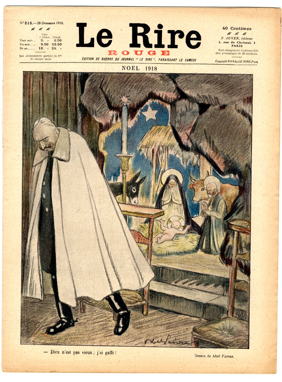 Omslag till "" The Red Laughter", Satirical in Colors av Jules Abel Faivre