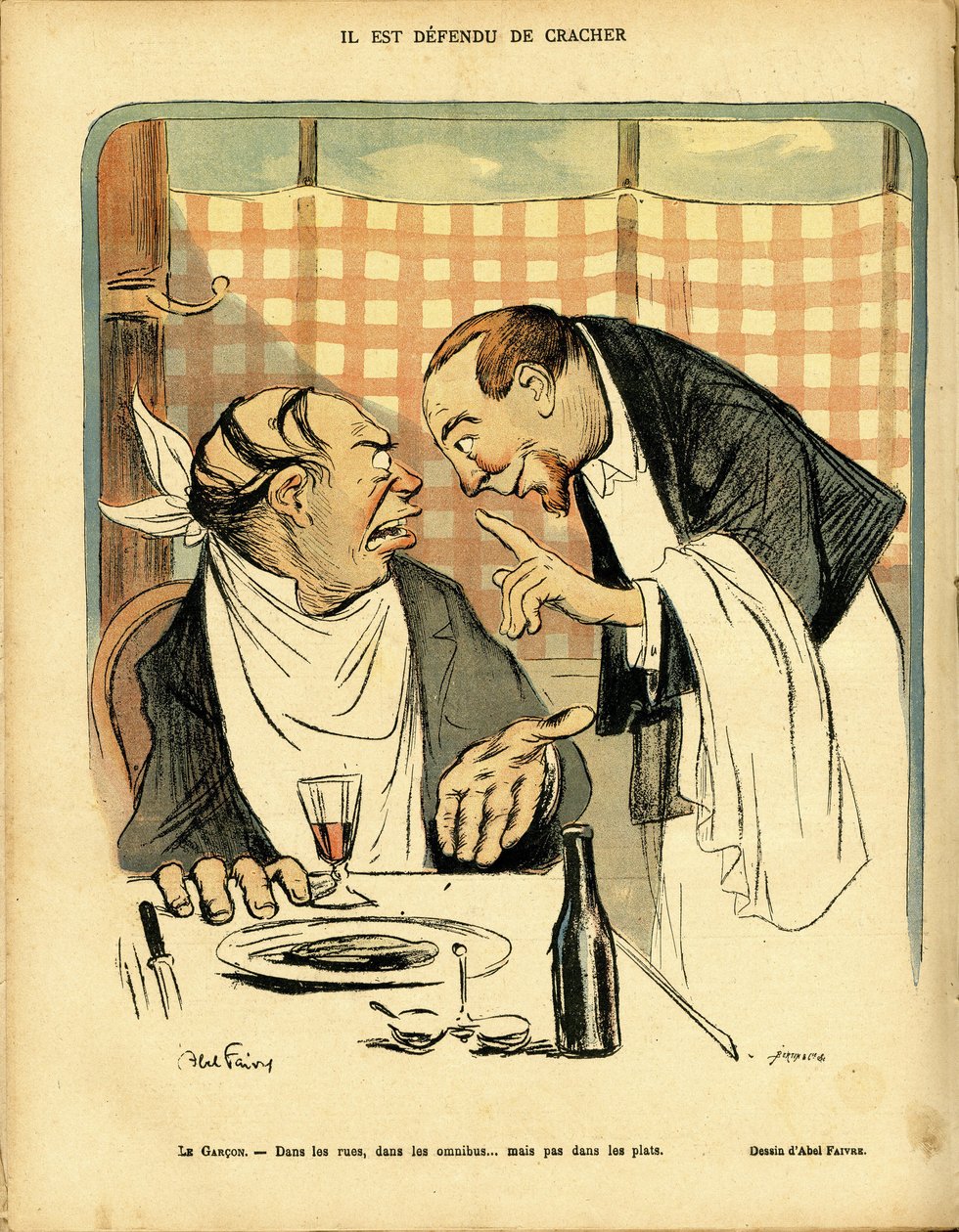 Illustration av Abel Faivre (1867-1945) i Le Rire, nr. 297 av Jules Abel Faivre