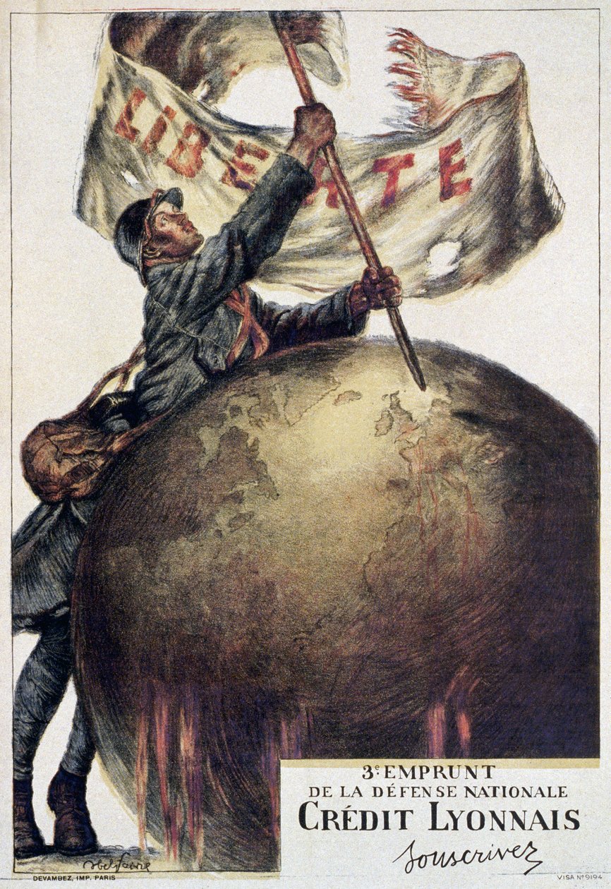 Det tredje nationella försvarslånet, 1917 av Jules Abel Faivre