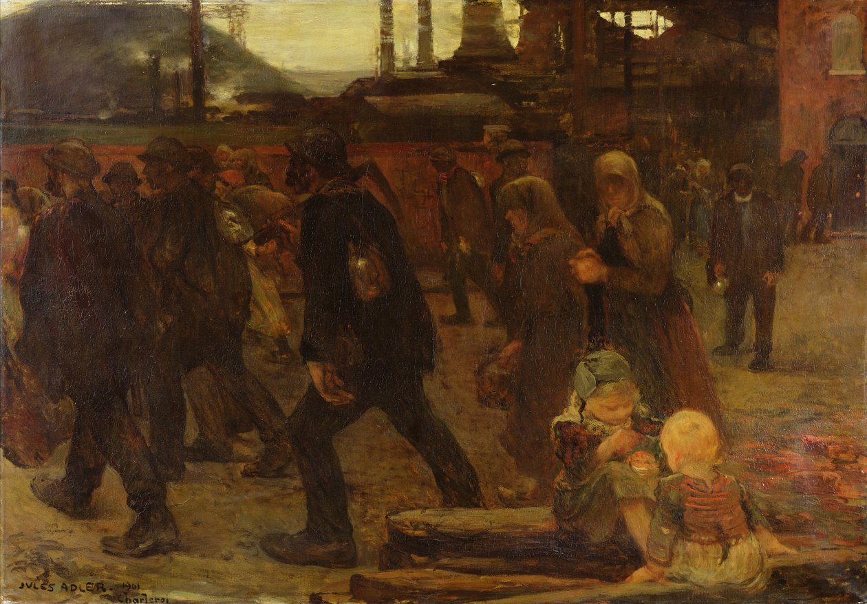 Gruvarbetare av Jules Adler