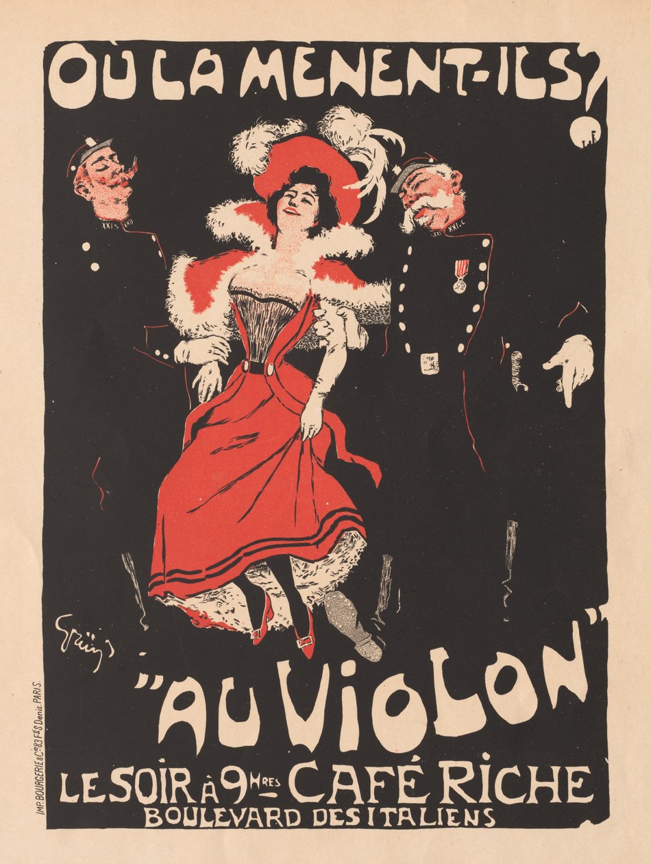 Affischens mästare: Pl. 103 Café Reche, 1897. av Jules Alexandre Grün