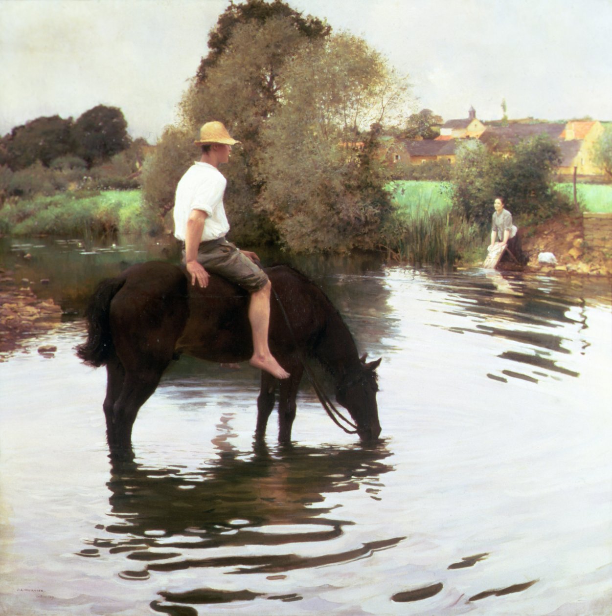 Bevattningsplatsen av Jules Alexis Muenier