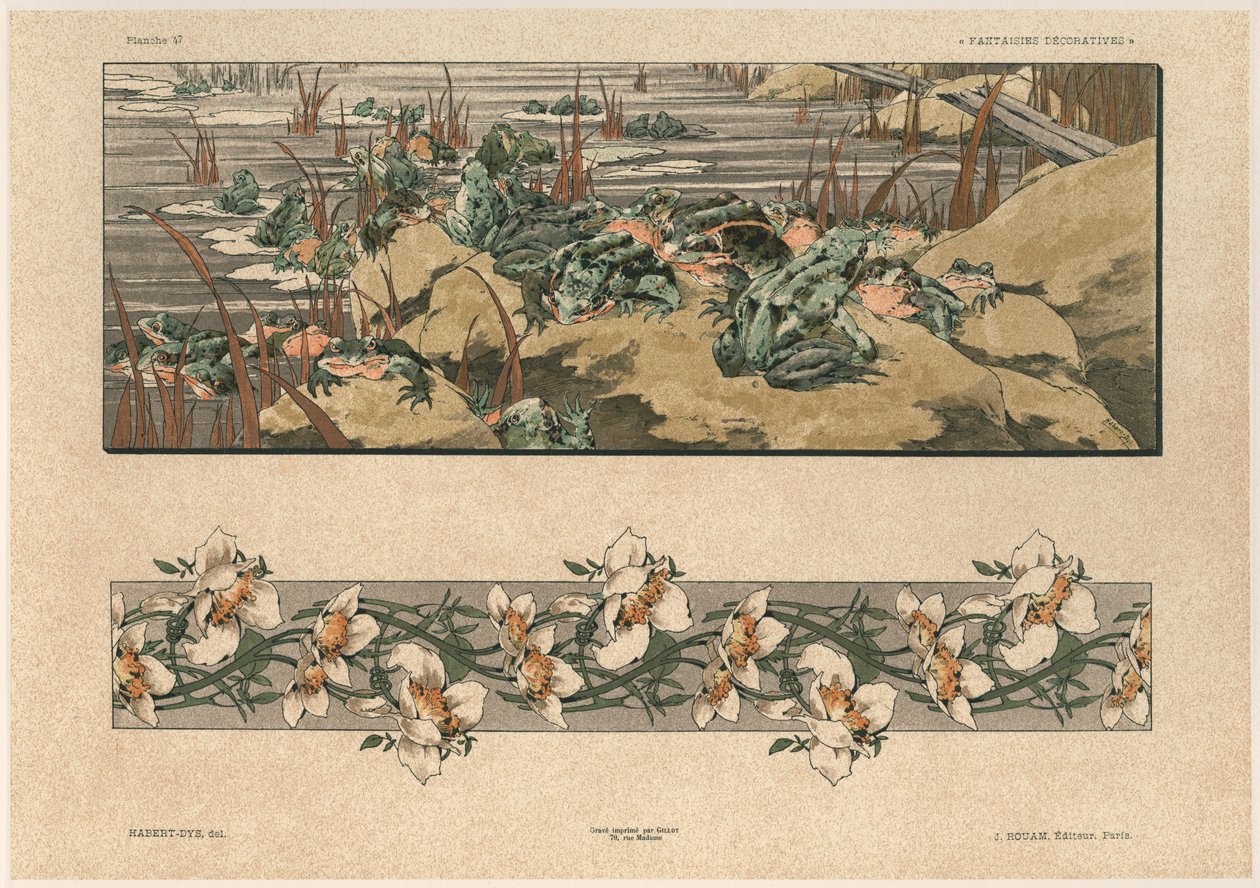 Paddor och blommor, tallrik 47 från 