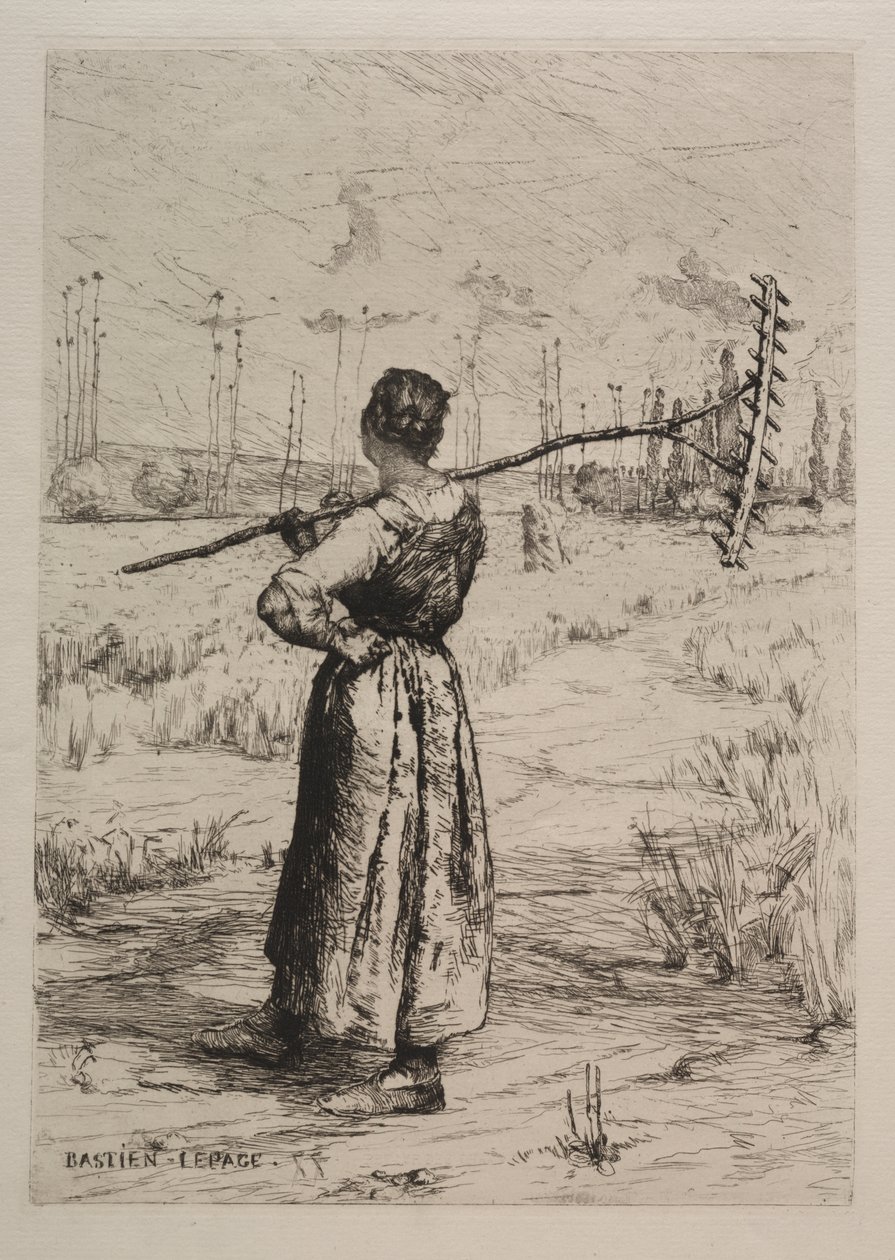 Återlämnande av fälten av Jules Bastien Lepage