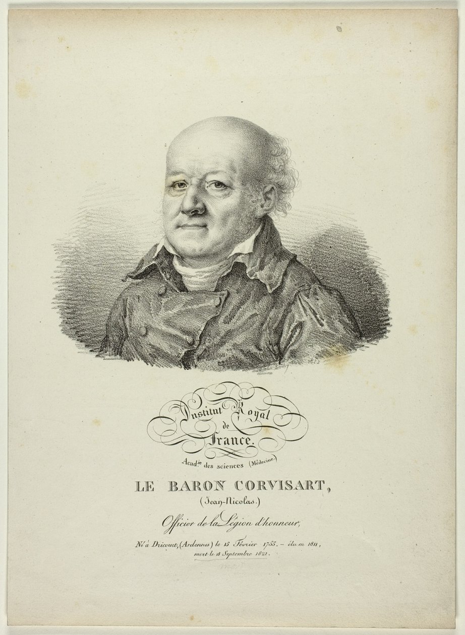 Porträtt av Jean-Nicolas, baron Corvisart av Jules Boilly