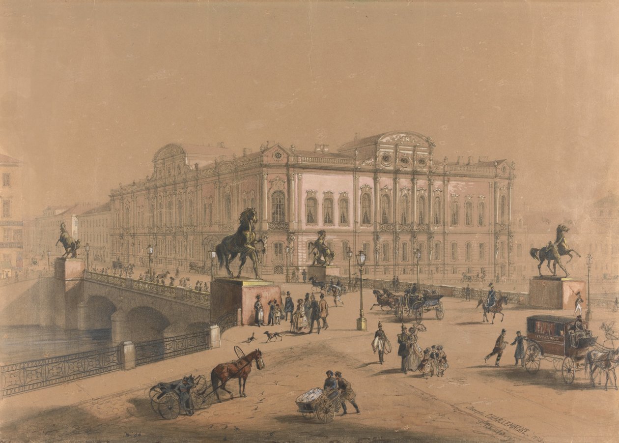 Beloselsky-Belozersky-palatset i Sankt Petersburg av Jules Charlemagne