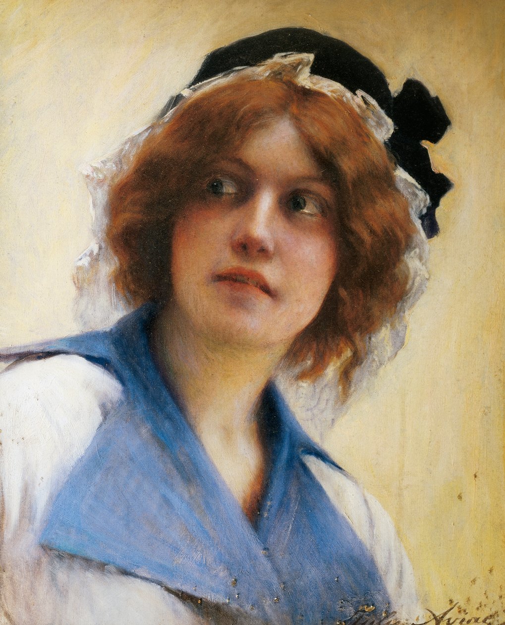 Porträtt av Charlotte Corday d