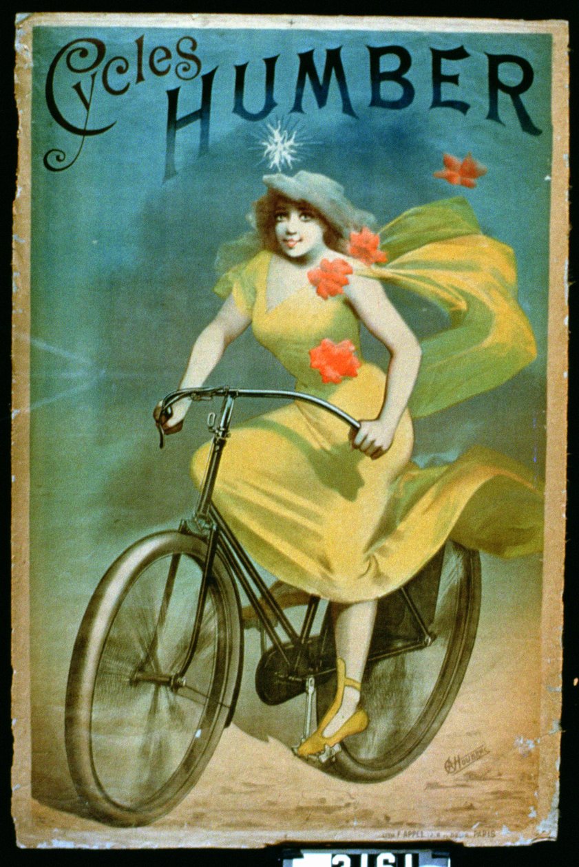 Reklam för Humber Cycles av Jules Cheret