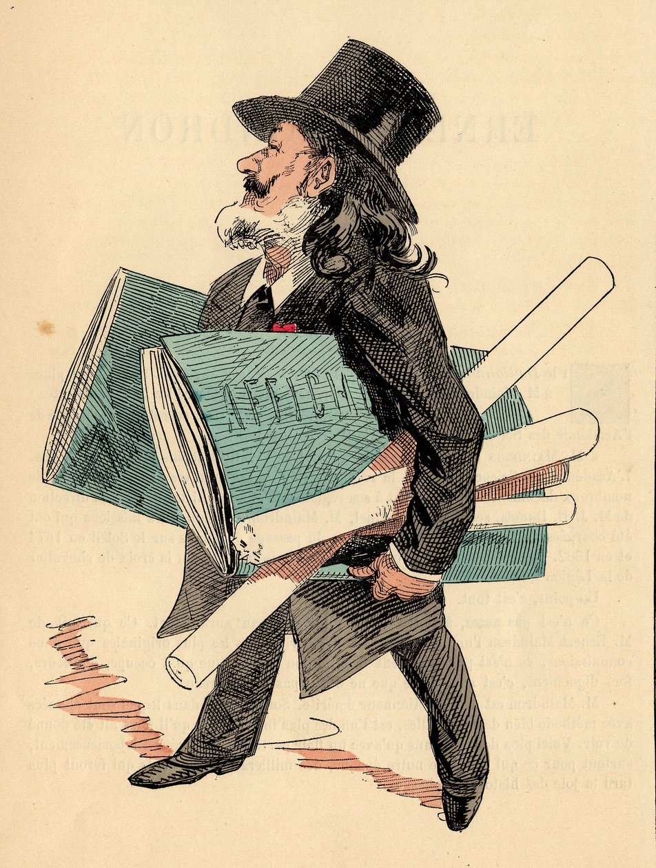 Omslag till The Men of Today, nummer 299 - Maindron Ernest (1838-1907) (gravyr) av Jules Cheret