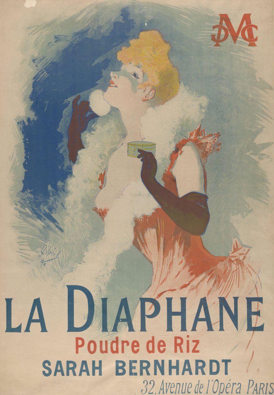 Diaphane. Rispulver, 1890 av Jules Cheret