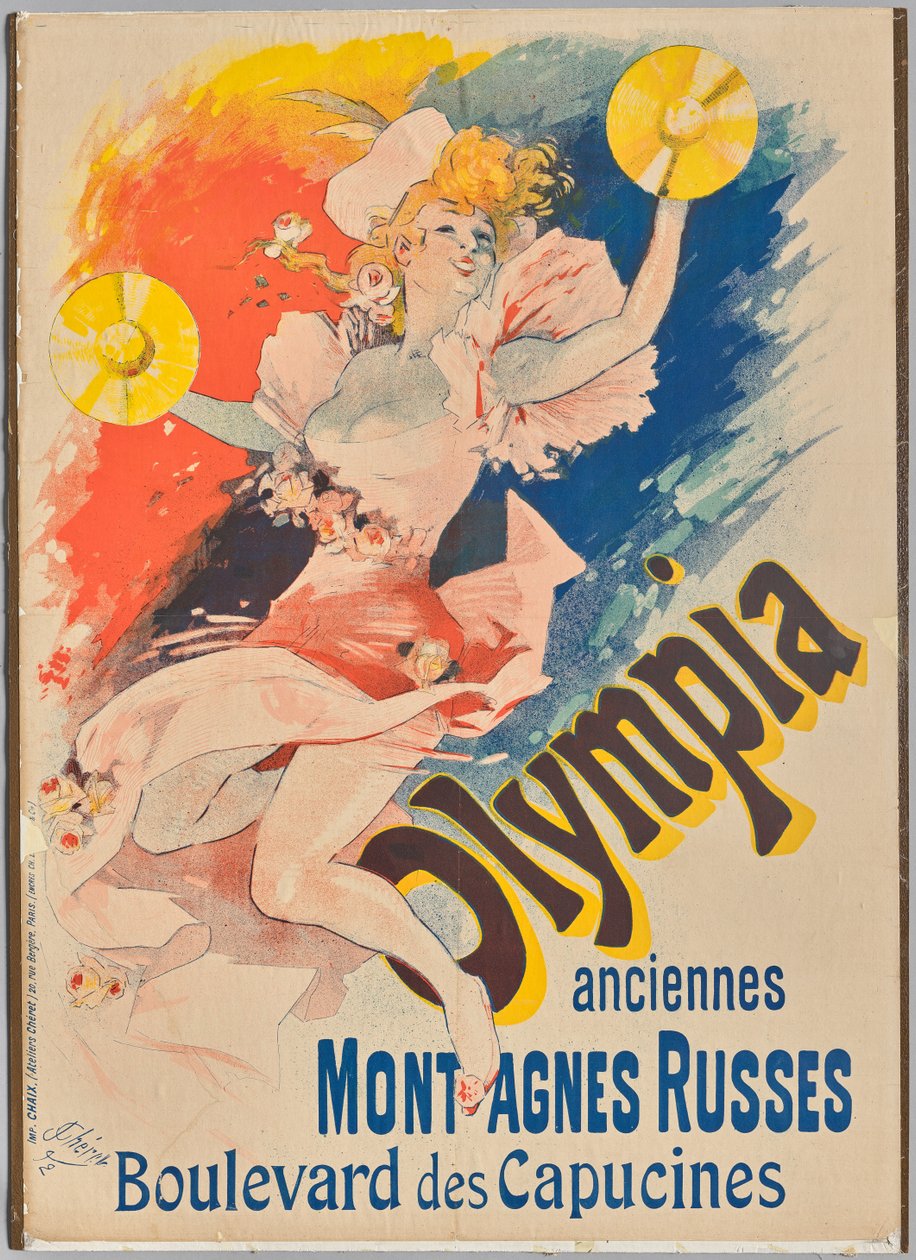 Olympia berg-och dalbana av Jules Cheret