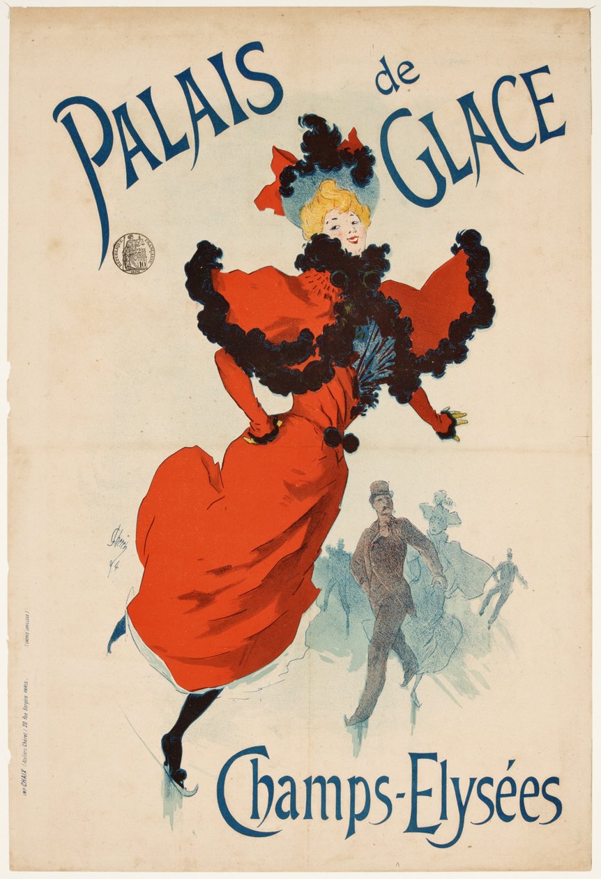 Palais de Glace Champs Elysées, Vorderansicht av Jules Cheret