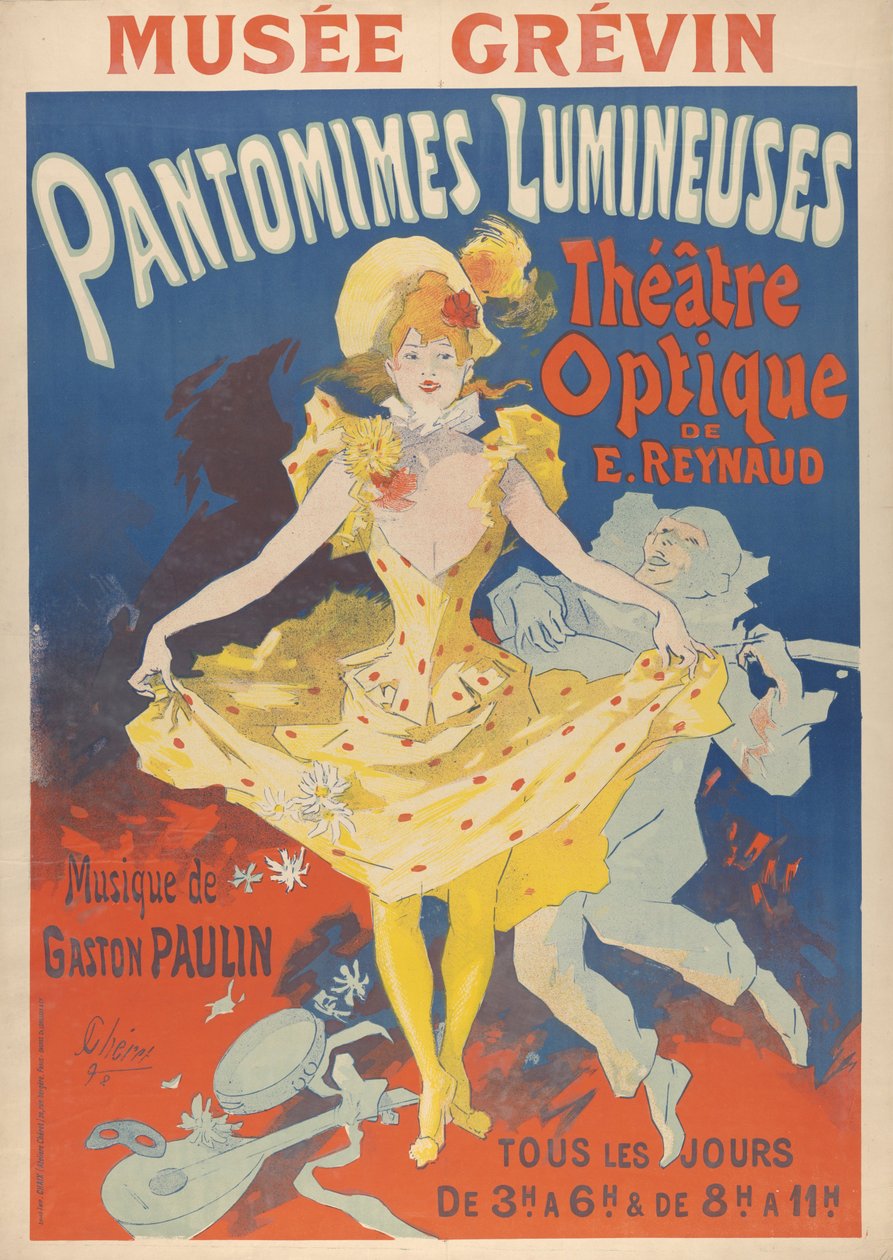 Lysande pantomimer, 1892 av Jules Cheret