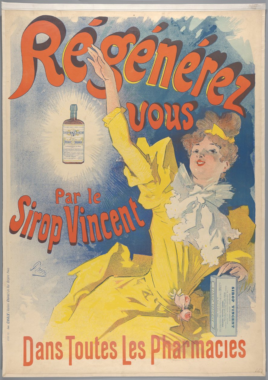 Sirop Vincent, 1893 av Jules Cheret