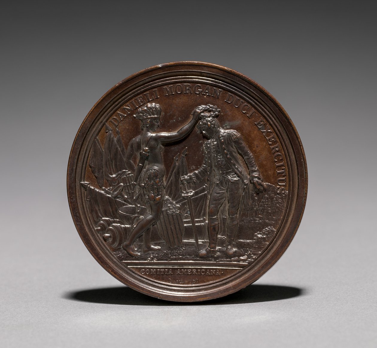 Medalj: Daniel Morgan. av Jules Dupré