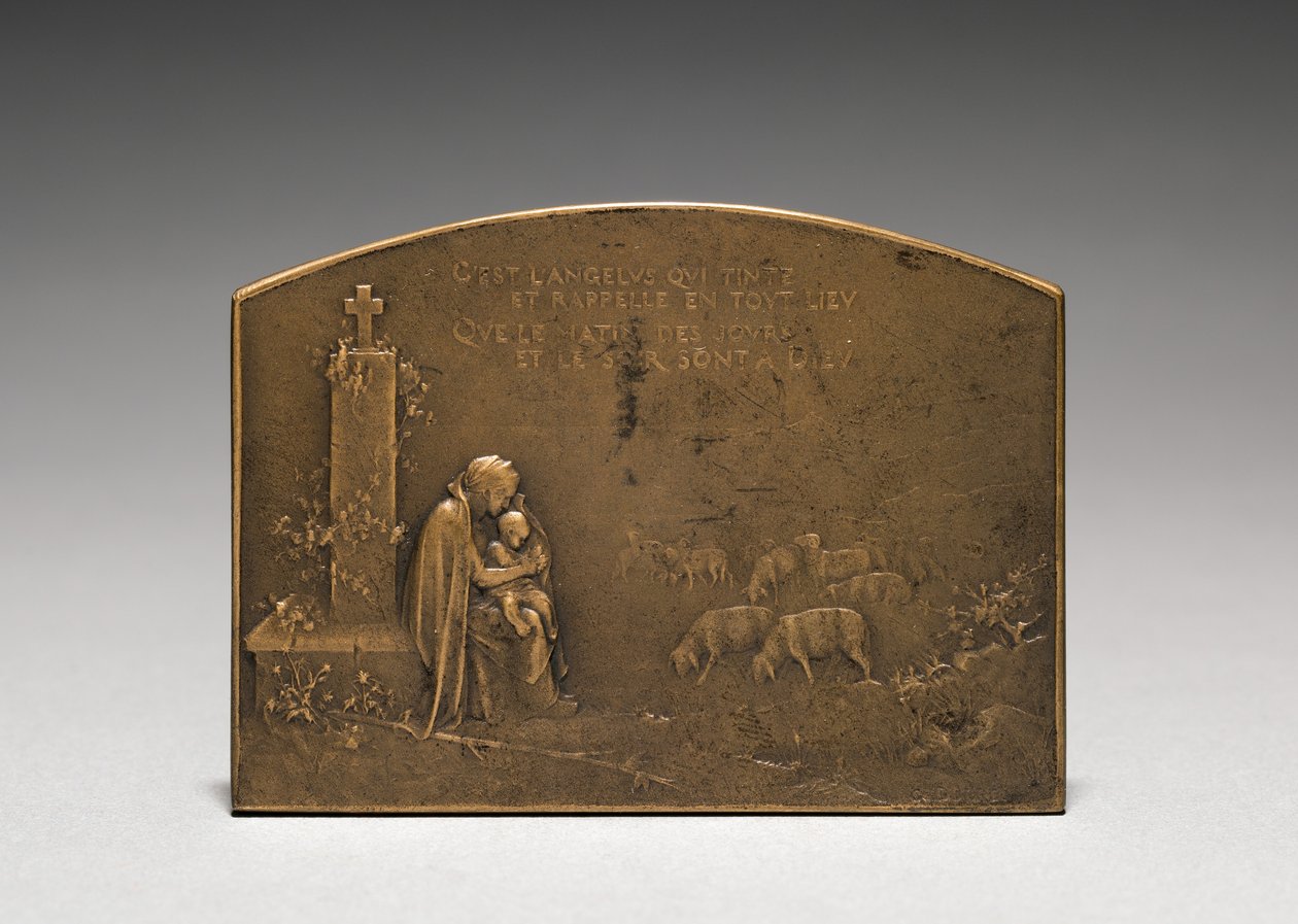 Medaljong omvänd. av Jules Dupré