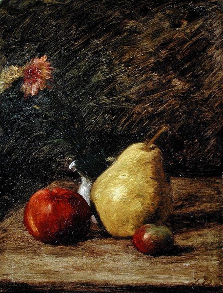 Stilleben med ett päron av Jules Dupré