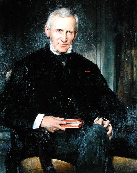 Porträtt av Francois Regnier de la Briere (1807-85) 1884 av Jules Elie Delaunay