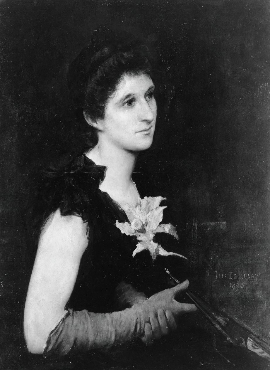 Porträtt av Mrs. Charles L. Hutchinson, 1890. av Jules Elie Delaunay