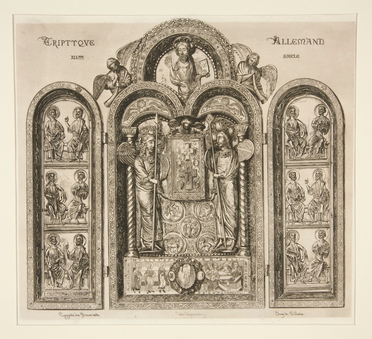 Tysk Triptyk / Xllme av Jules Ferdinand Jacquemart