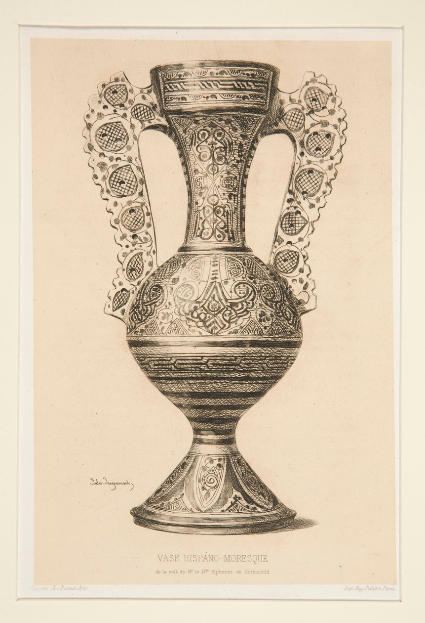 Hispano-Moresk vas av Jules Ferdinand Jacquemart