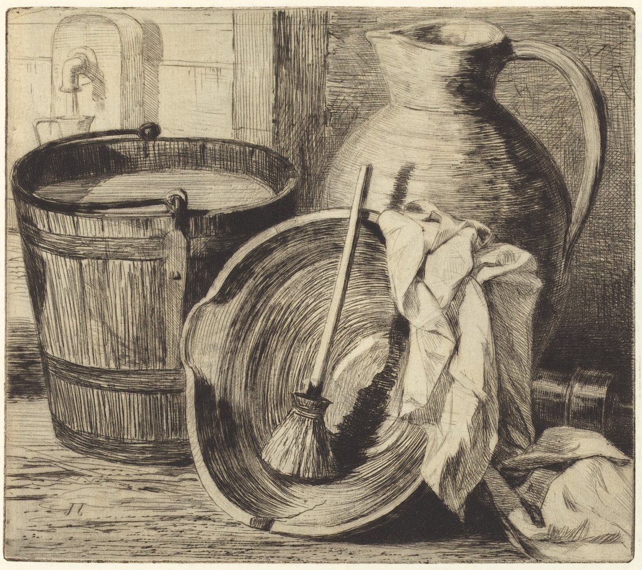 Vatten av Jules Ferdinand Jacquemart