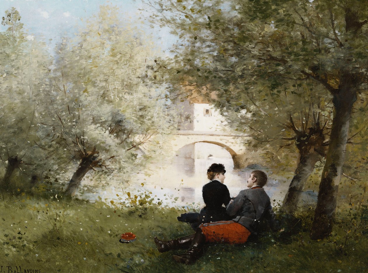 Längs floden; Längs floden, av Jules Frederic Ballavoine