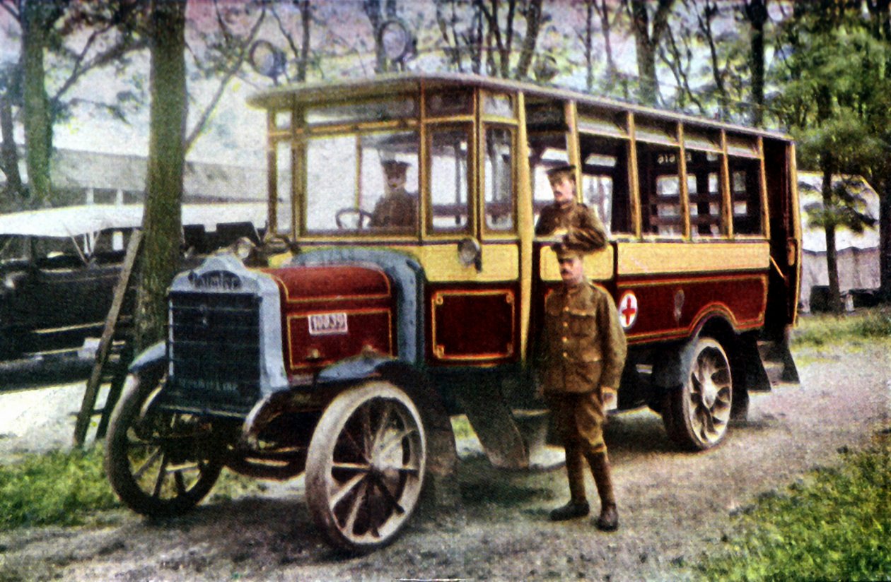 Slaget vid Marne, september 1914 (autokrom) av Jules Gervais Courtellemont