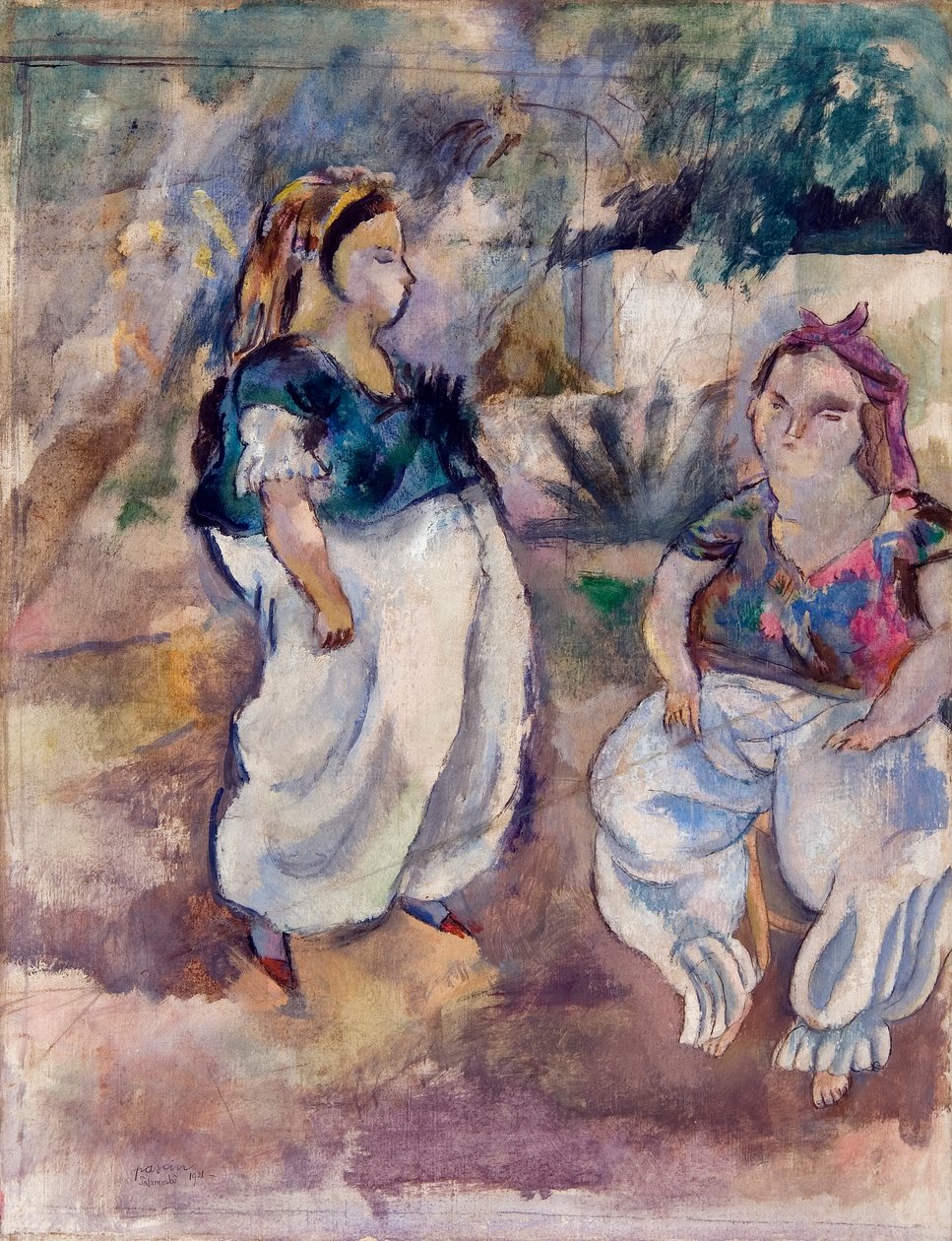 tunisiska kvinnor av Jules Pascin