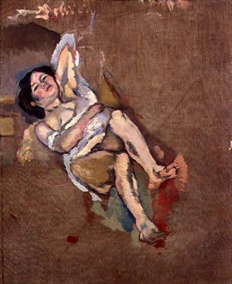 Limousinkvinnan, ca 1908 (olja på duk) av Jules Pascin