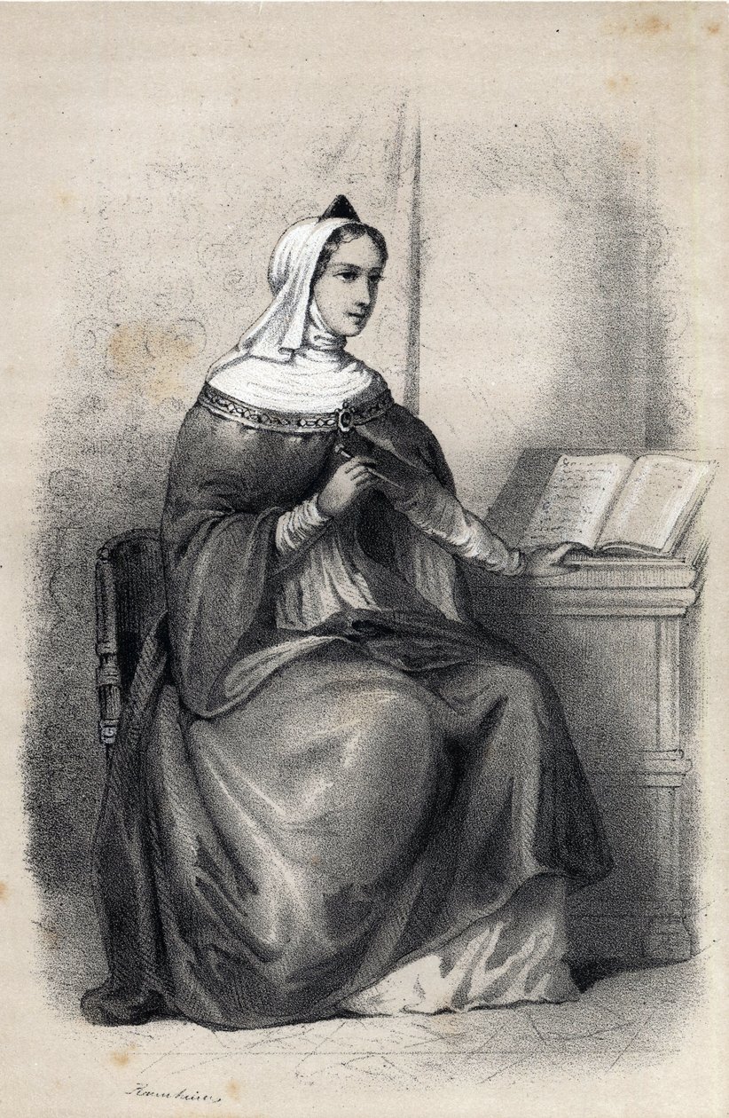Anne Comnene (1083-1153), dotter till den bysantinske kejsaren Alexis I Comnene av Jules and Raunheim Hermann David