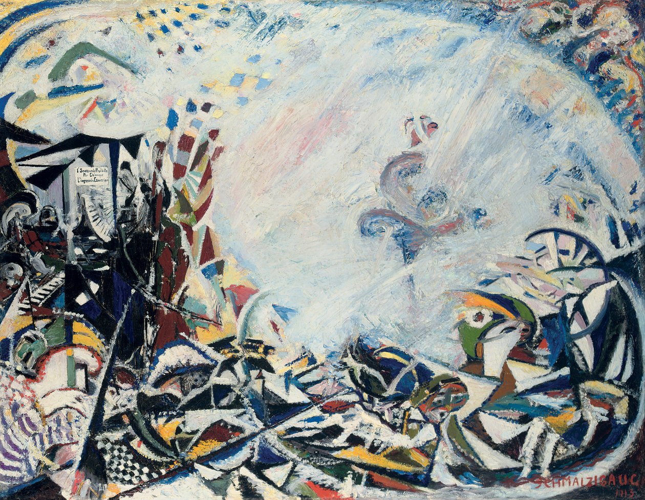 Dansens dynamik; Dansens dynamik, 1913 av Jules Schmalzigaug