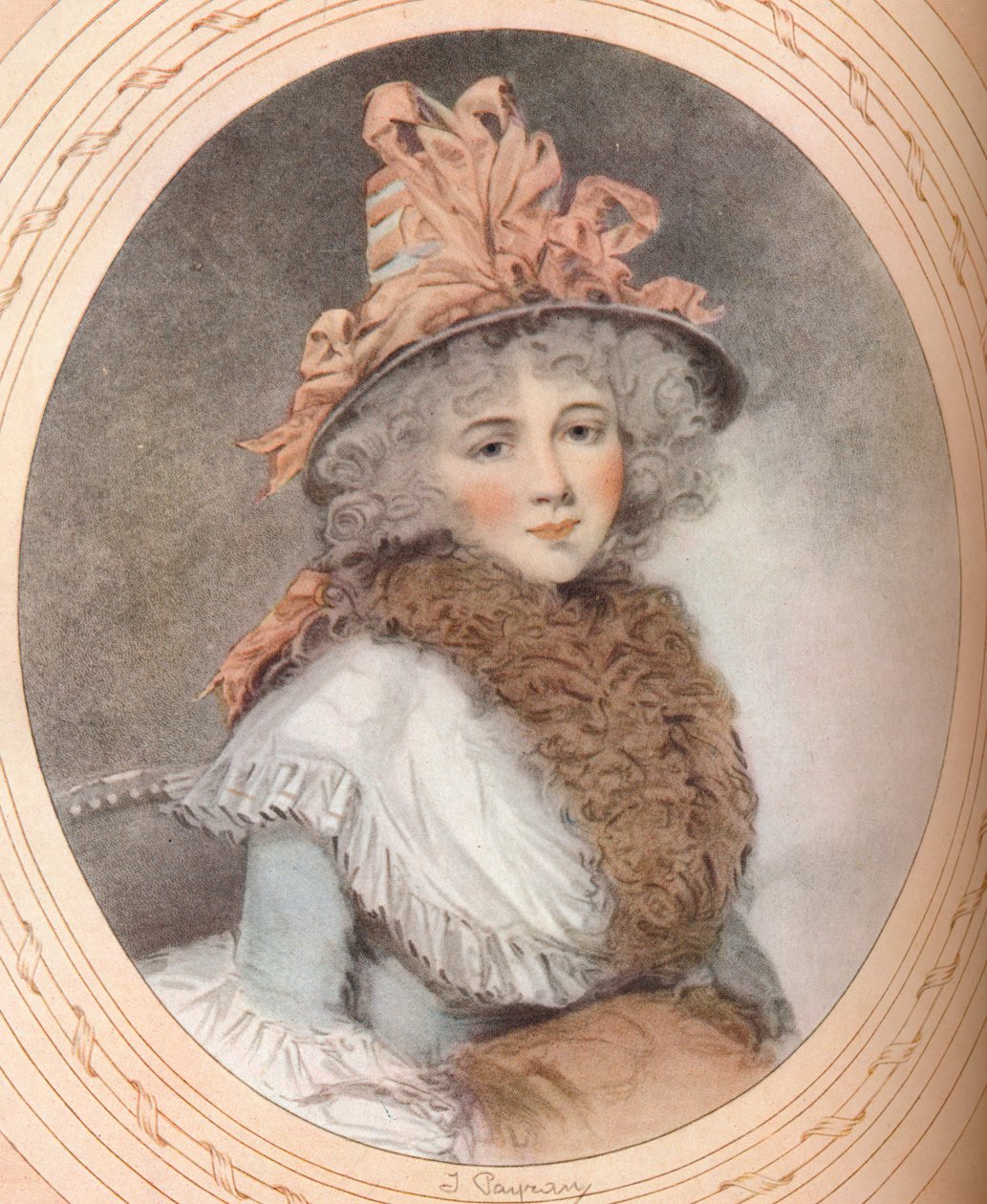"Lady Erne", c1700-talet av Jules Simon Payrau