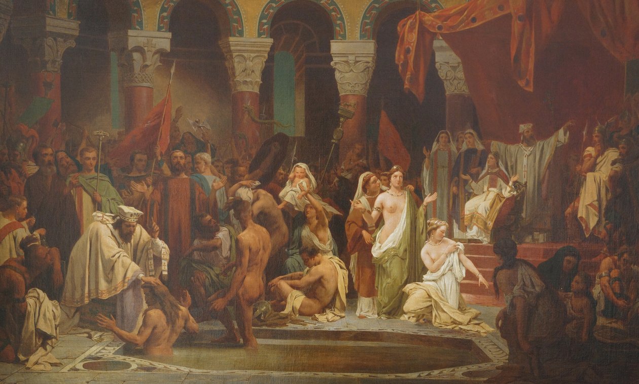 Dopet av Clovis av Jules Vincent Rigo