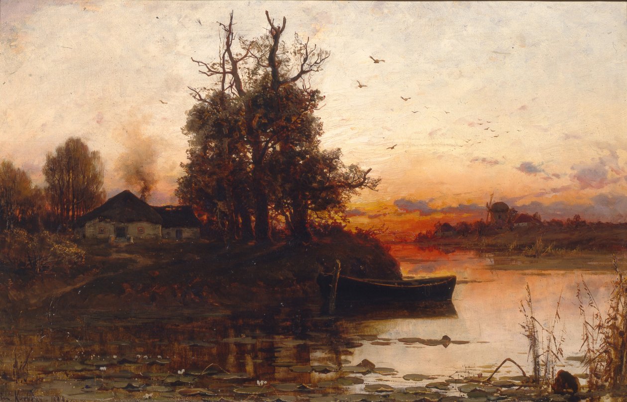 Kvälls tystnad, 1894 av Juli Julievich Klever