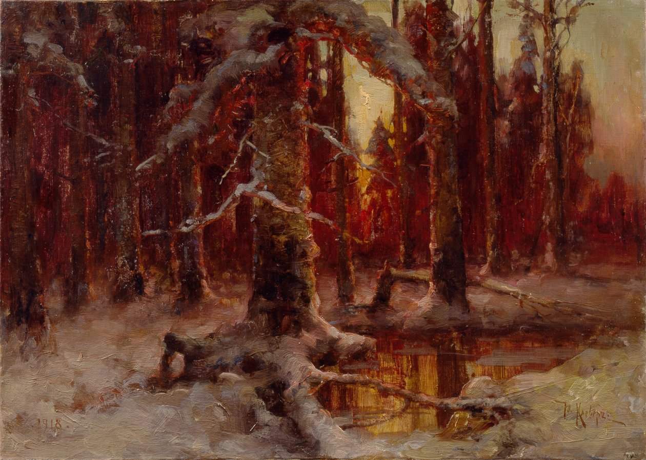 Kvällen kommer, 1918 av Juli Julievich Klever