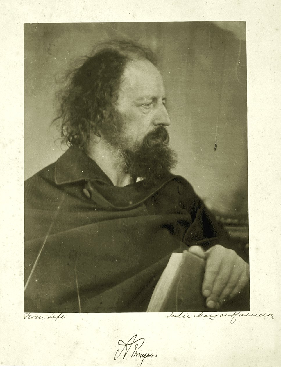 Alfred Tennyson, the Dirty Monk, 1865 (albumintryck) av Julia Margaret Cameron