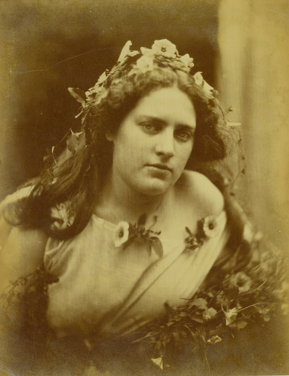 Cylene Wilson, ca 1867 (albumintryck) av Julia Margaret Cameron
