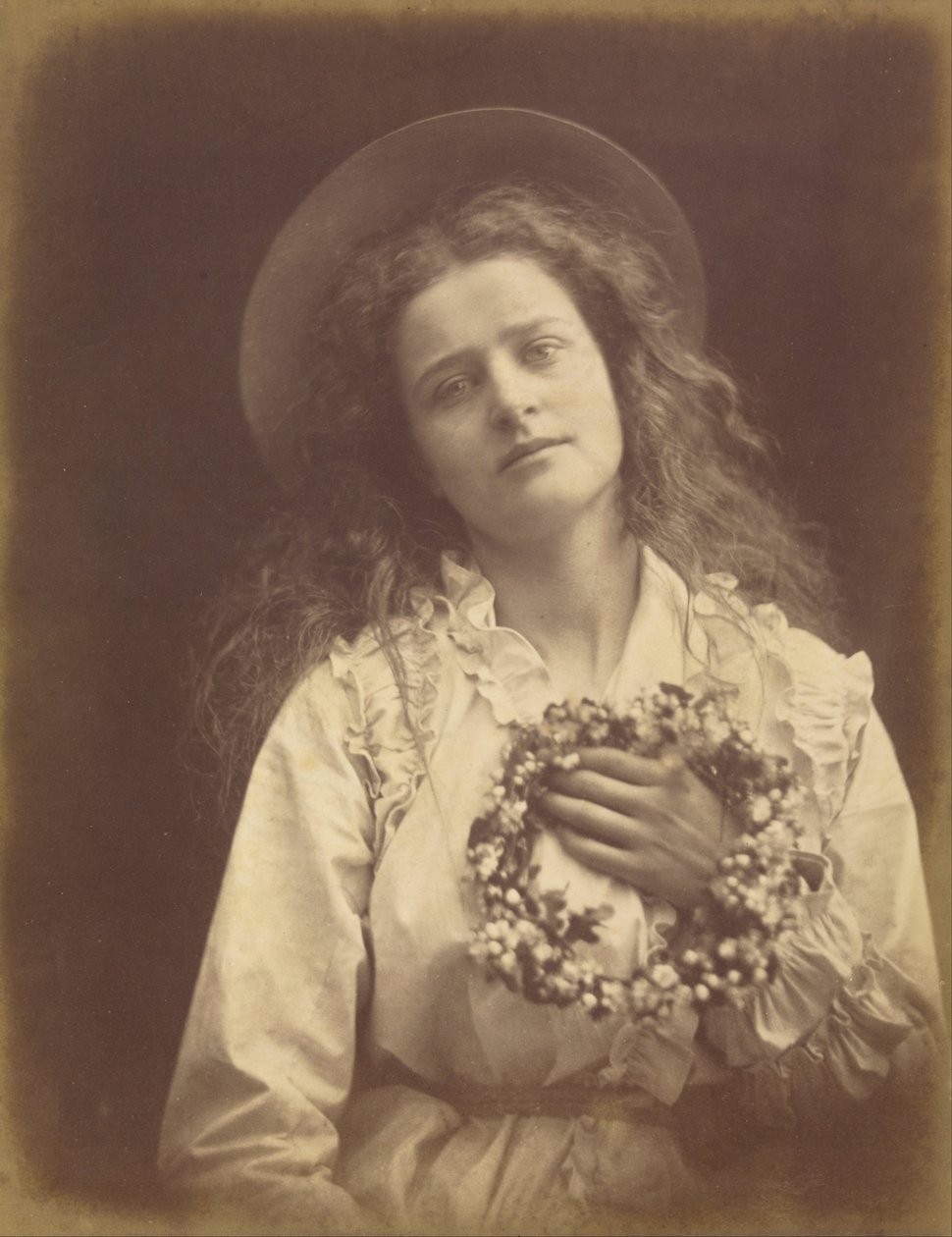 För jag ska bli majs drottning, mamma, jag ska bli majs drottning av Julia Margaret Cameron