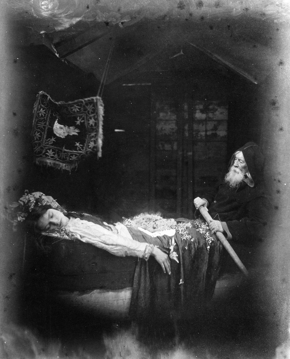 The Death of Elaine, illustration från 