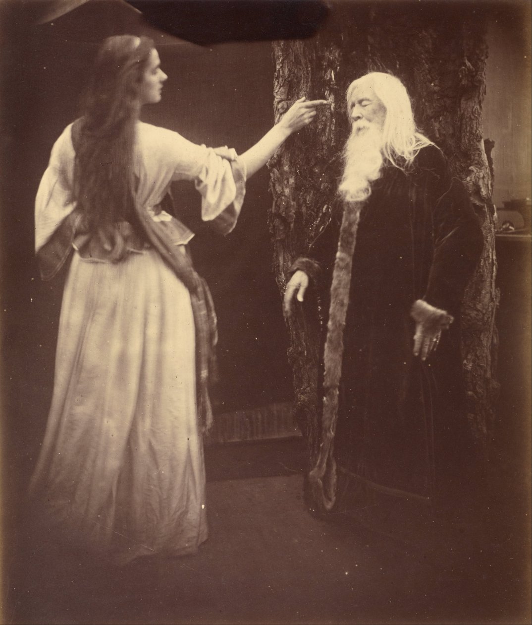 Vivien och Merlin av Julia Margaret Cameron