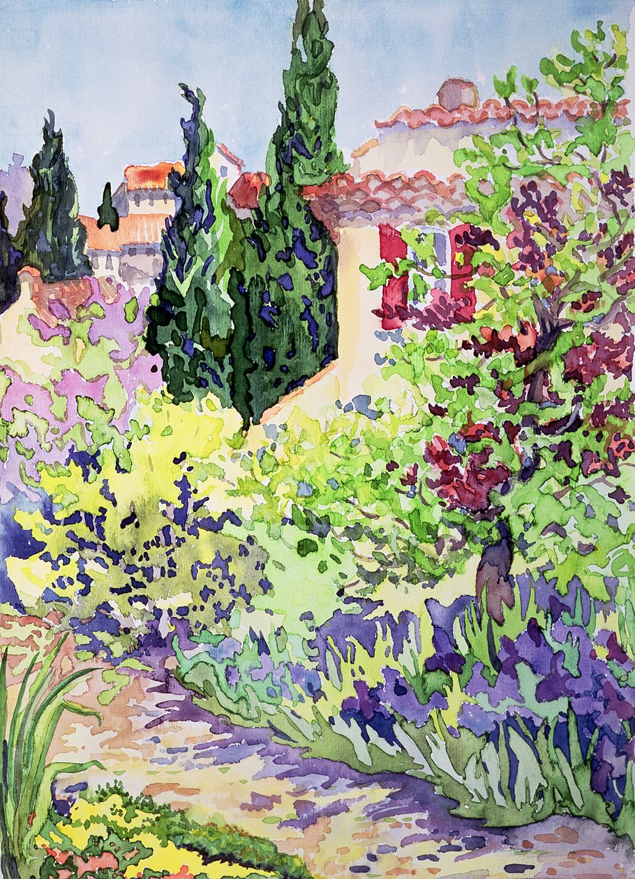 Trädgård vid Vaison av Julia Gibson