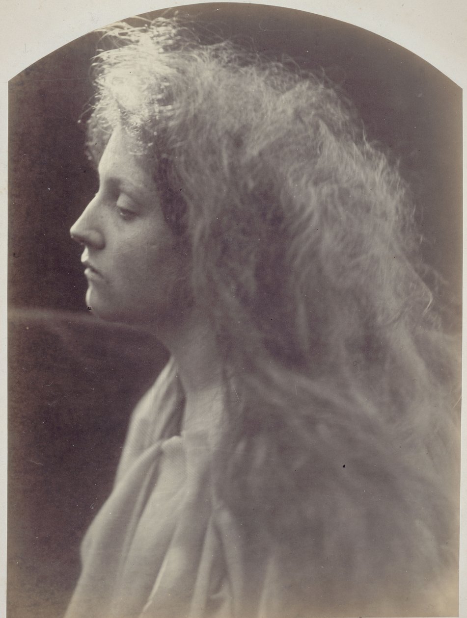 ”Ängeln vid graven” - Mary Ann Hillier av Julia Margaret Cameron
