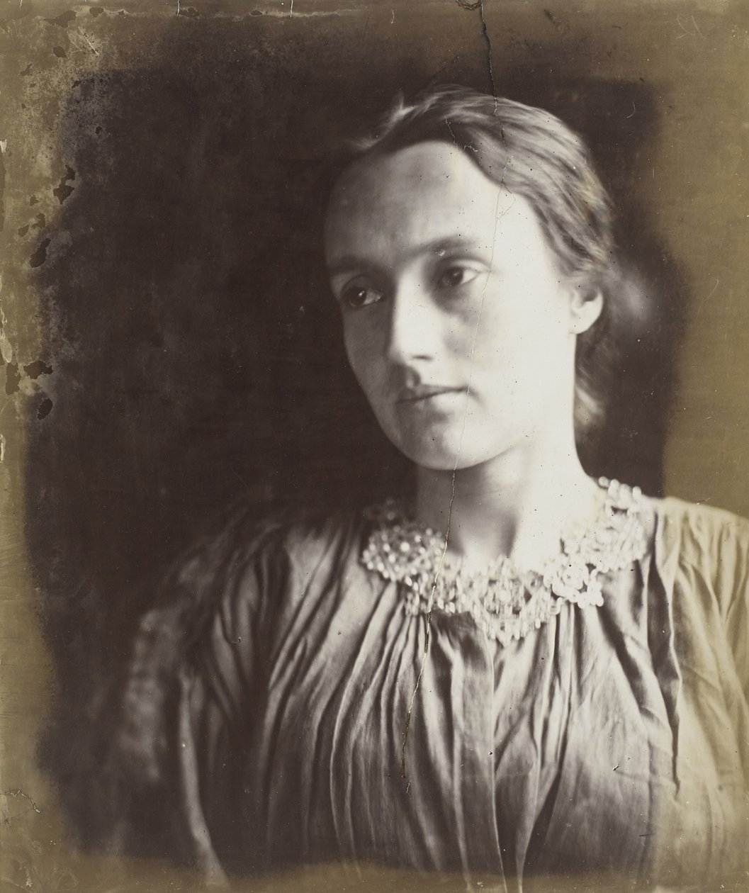 Annie Chinery Cameron, 1870-72 (albumin silvertryck) av Julia Margaret Cameron