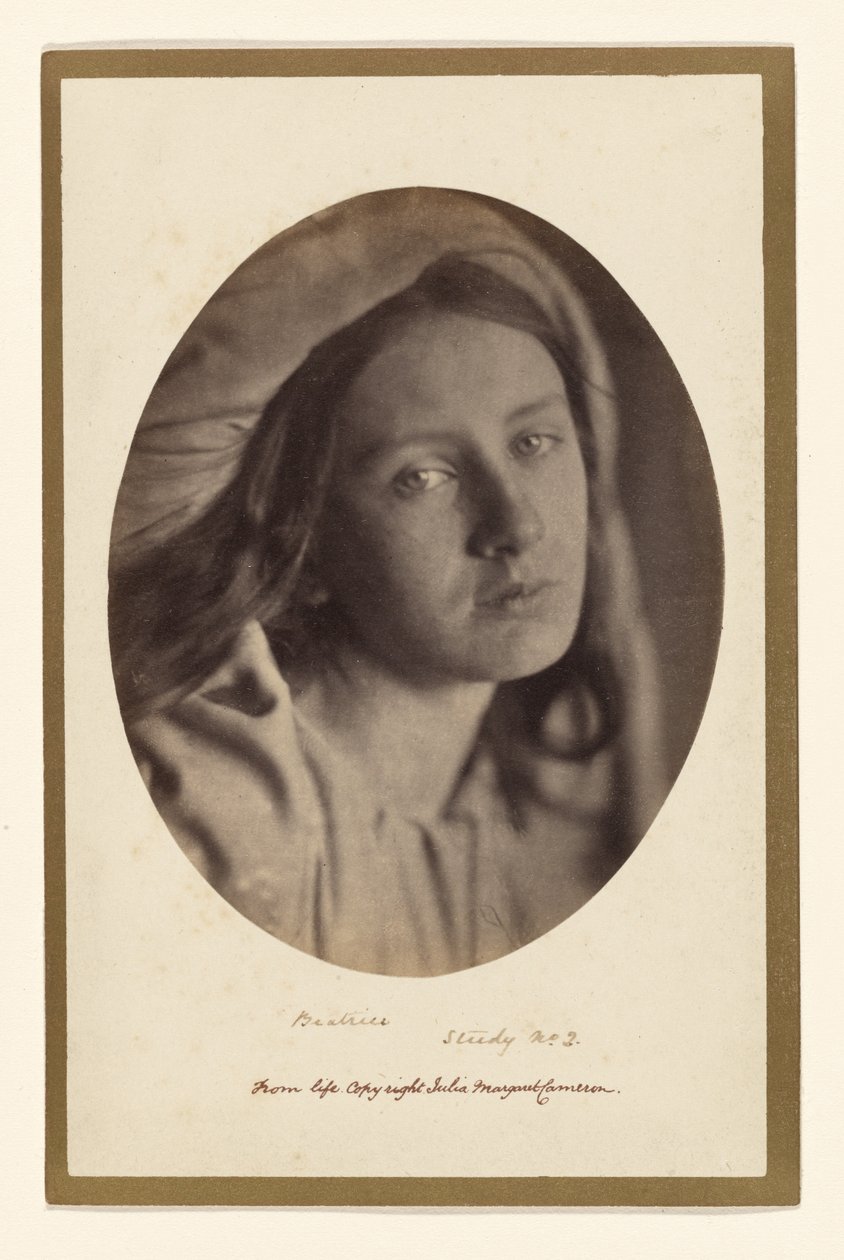 Beatrice, studie nr 2 av Julia Margaret Cameron