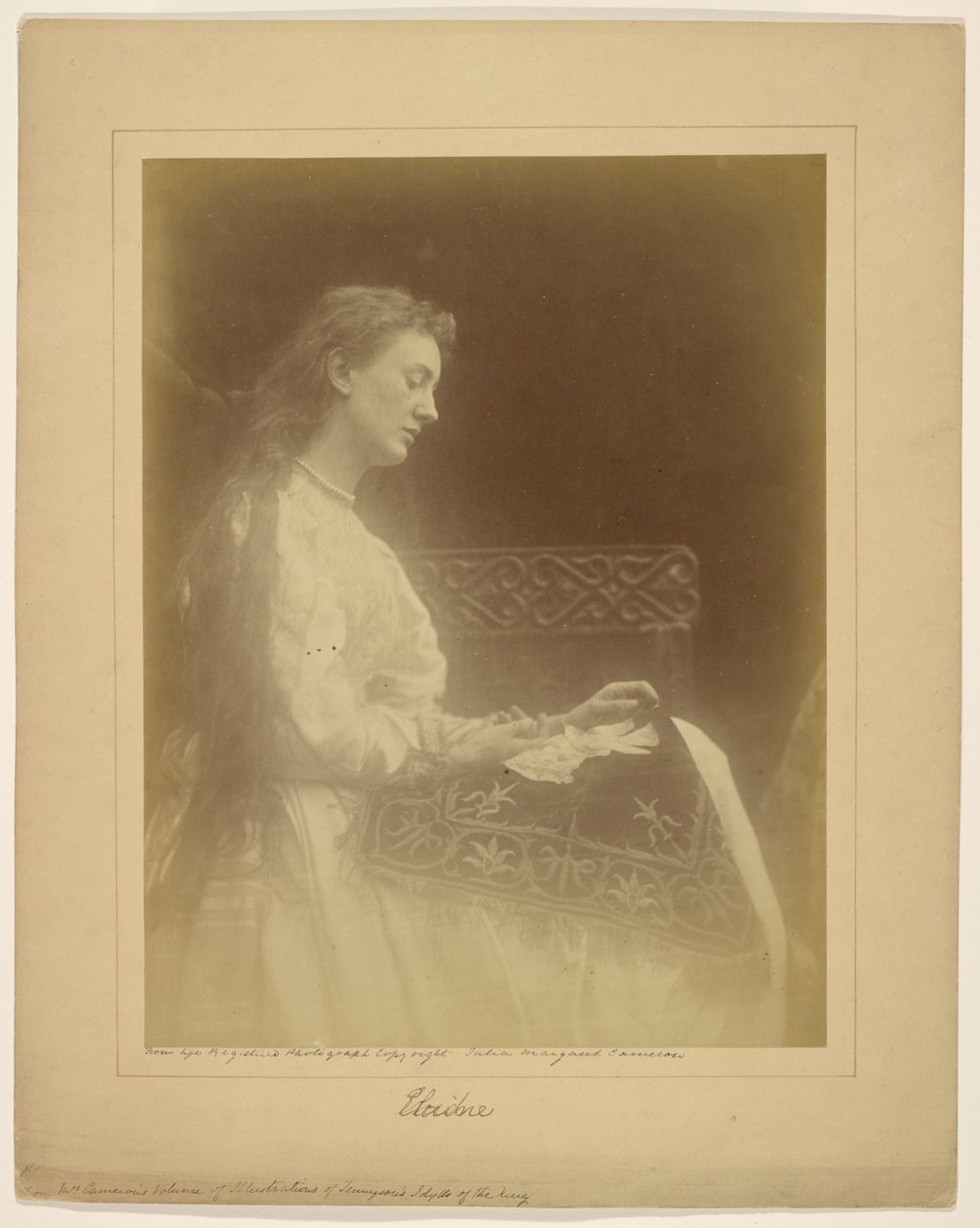 Elaine av Julia Margaret Cameron