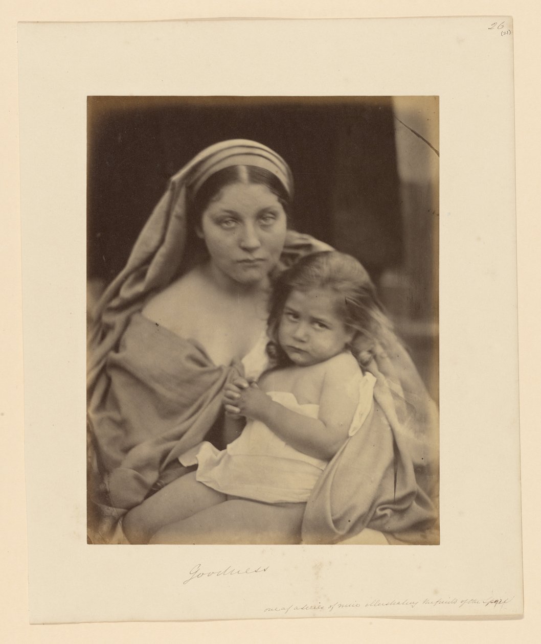 Godhet av Julia Margaret Cameron